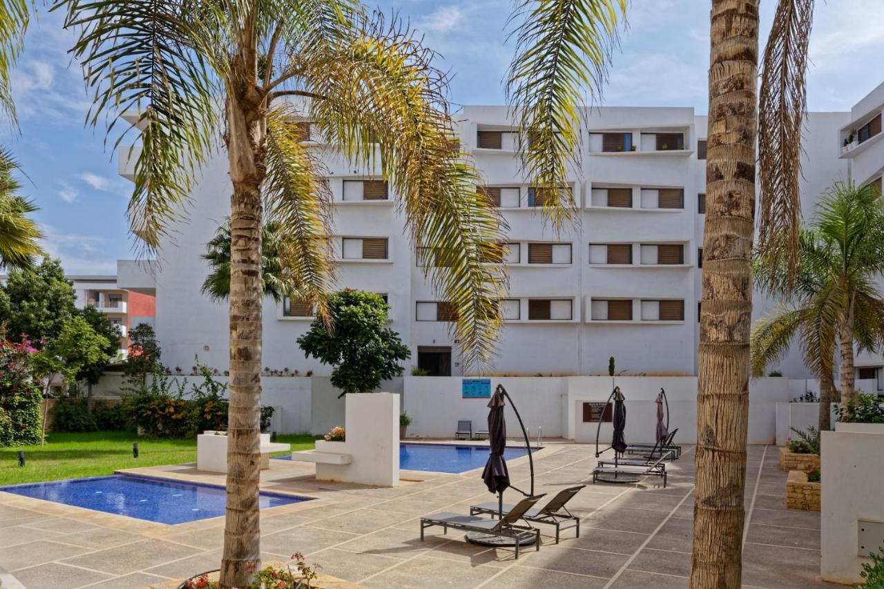 Luxury Apartment 90Sqm With Pool Near Beach Wifi Unlimited Optical Fiber Agadir Esterno foto